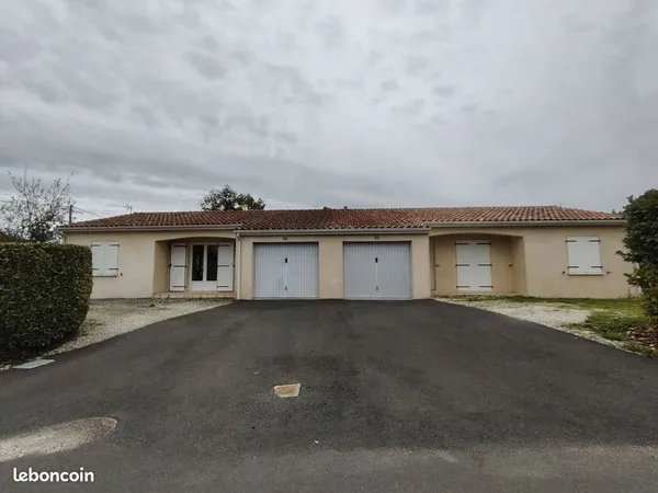 Ensemble immobilier 2 F3 90m2 avec jardins et garages