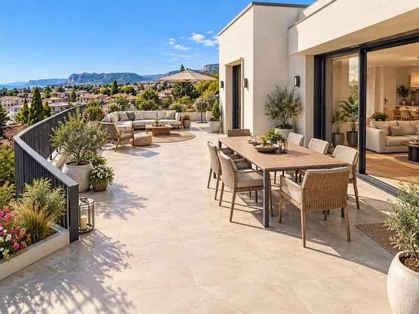 La Ciotat - T4 93m² + 68m² d'extérieur proche du centre
