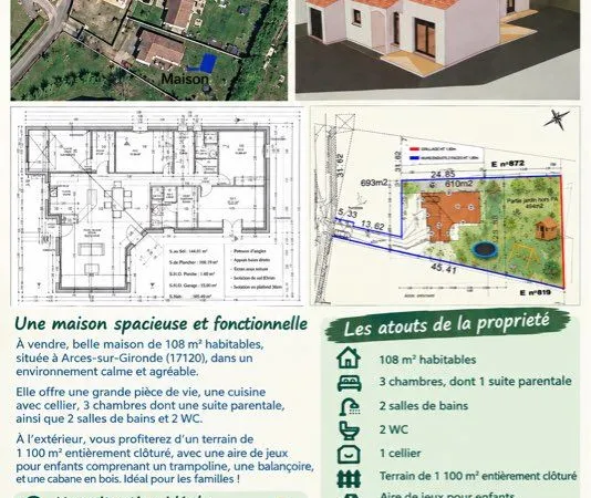 Maison à vendre