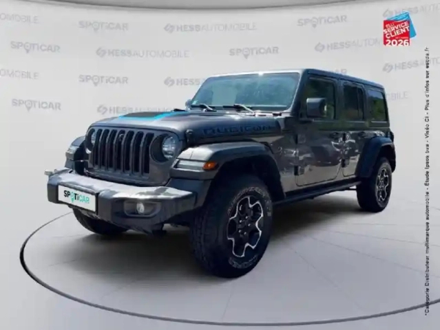 Jeep Wrangler unlimited 2.0 t 380ch 4xe rubicon rock-trac my22
