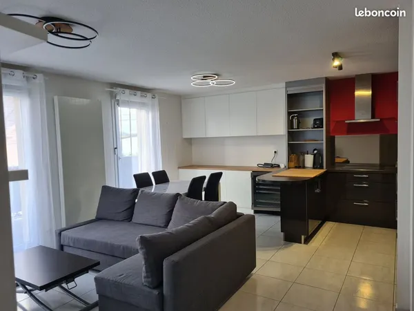 Appartement T3 meublé 65 m² - Balcon, garage et parking privé - Thionville Veymerange