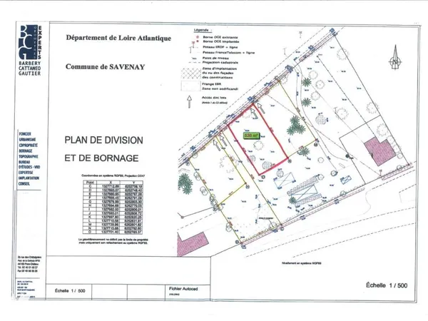 Terrain 536 m²