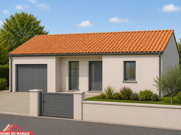 Terrain + maison 75 m²