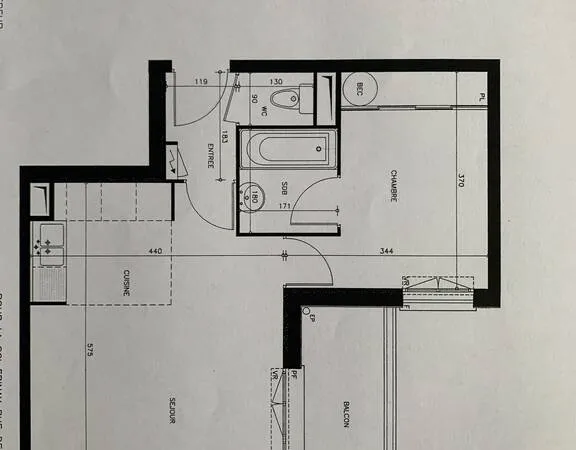 Appartement 2 pièces 41 m²