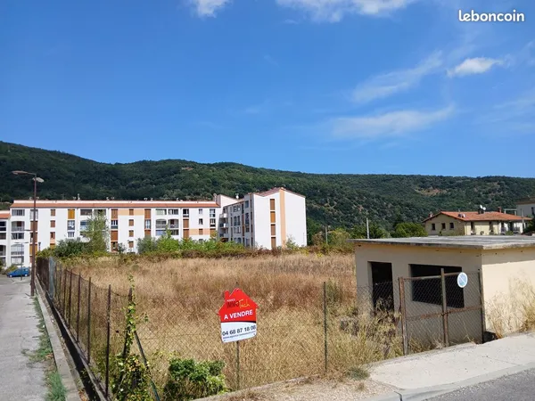 Terrain 595 m² Amélie-les-Bains-Palalda