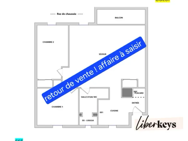 Appartement 3 pièces 70 m²