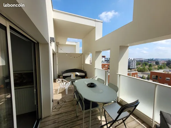 T4 78 m² dernier étage - Grande loggia - parking fermé - La Cartoucherie