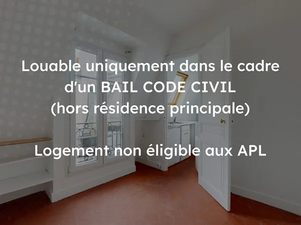 Appartement 1 pièce 11 m²