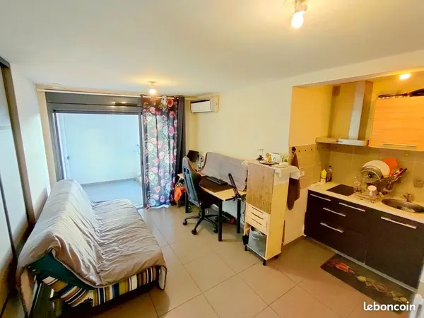 Studio 1 pièce 23 m²
