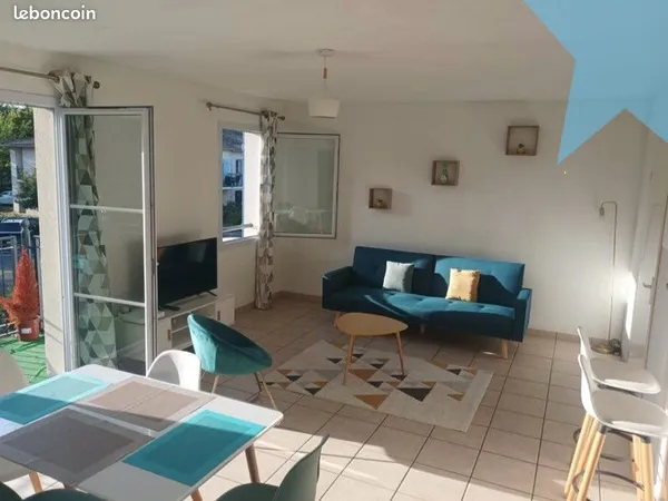 3 pièces 58m2 MEUBLÉ