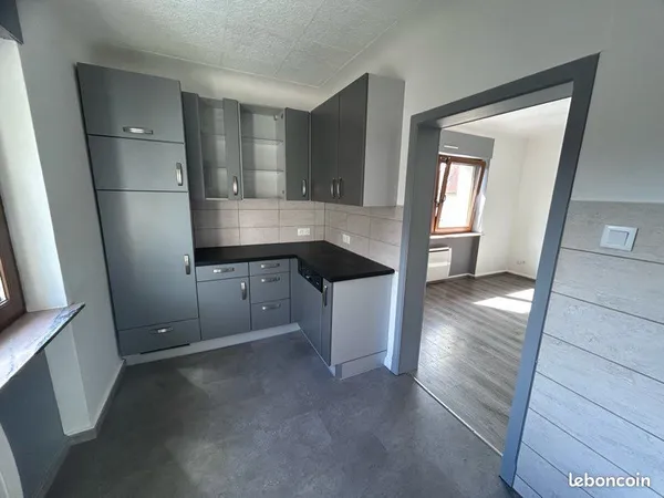 VOLMUNSTER logement 90 m², 2 chambres + terrain privatif 60 m²