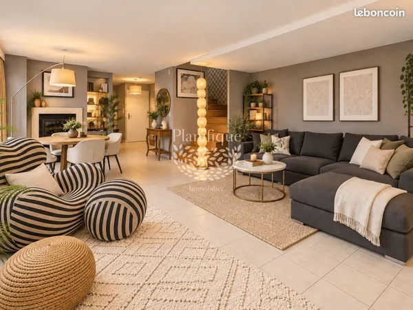 Duplex 3 pièces 120 m²