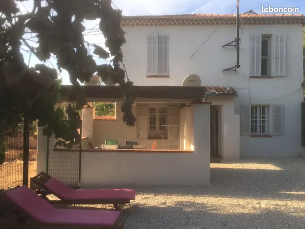 Maison meublée 4 chambres ANTIBES quartier St Jean