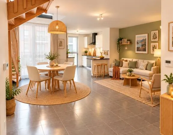 Appartement 3 pièces 62 m²