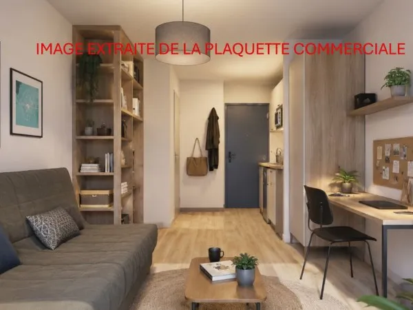 Studio 1 pièce 20 m²