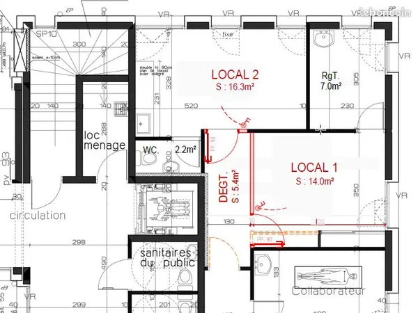 Local d'activité 21 m²