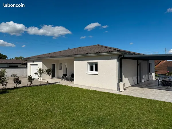 Vente d‘une maison récente plein pied à Viriat