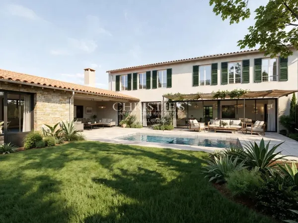 Terrain avec permis accordé pour maison d'exception