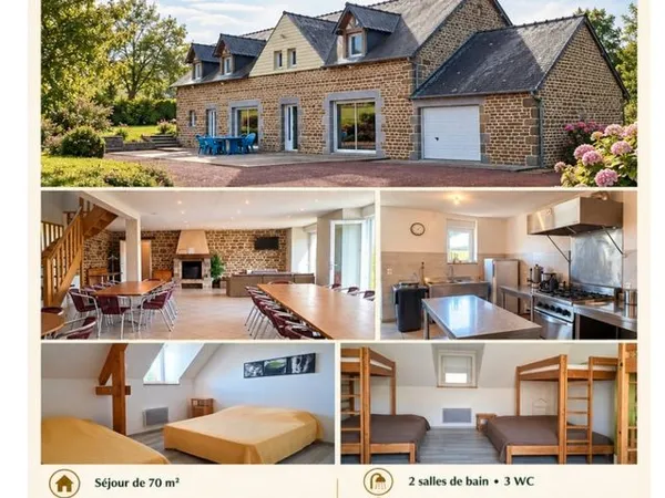 Maison en pierre du bocage normand