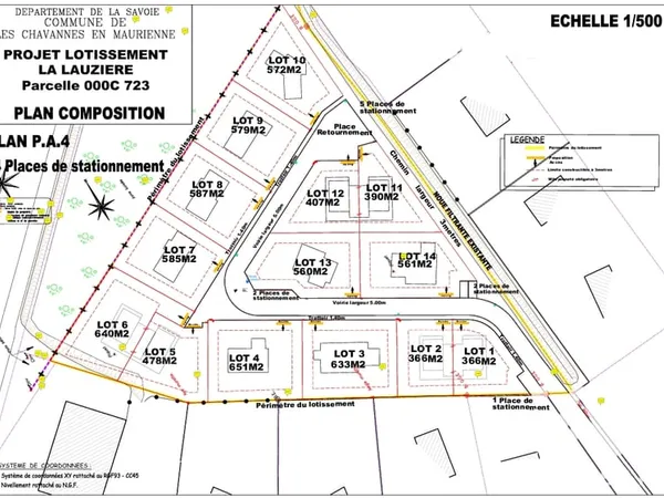 Terrain 407 m²