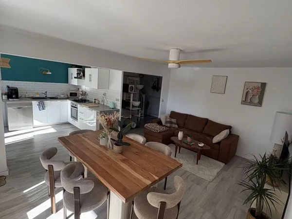 Maison 92 m² avec 3 chambres, jardin, terrasse et garage