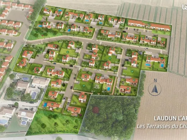 Terrain 322 m² Laudun L Ardoise