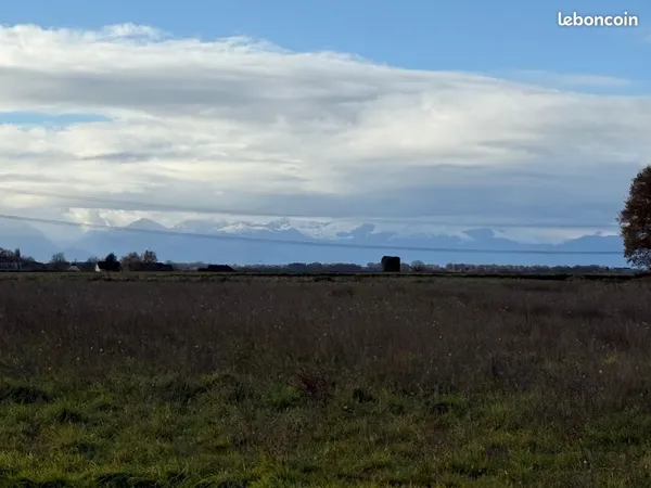 Terrain 1 495 m² Villenave Pres Bearn