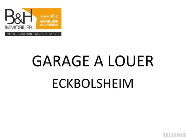 Parking/box 20 m² Eckbolsheim