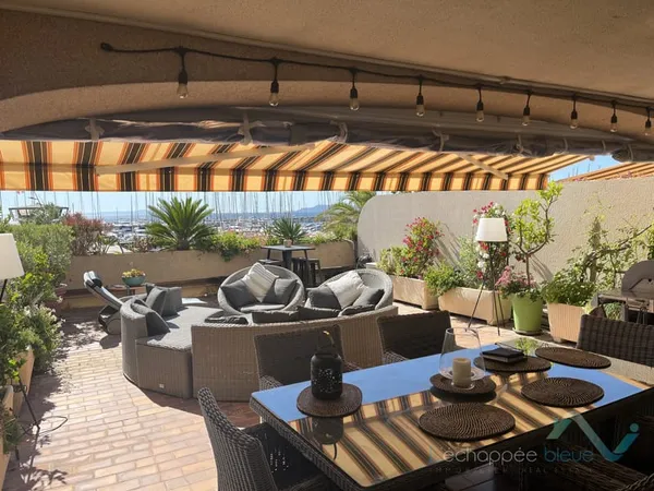 Appartement T2 cabine avec terrasse exceptionnelle Port de
