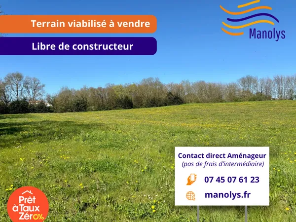 Terrain en lotissement 347 m²