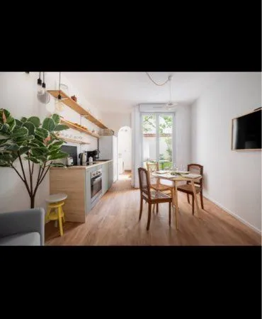 T2 rénové meublé avec Jardin centre ville