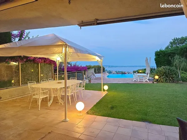 Villa vue mer panoramique - Piscine à débordement - Cannes