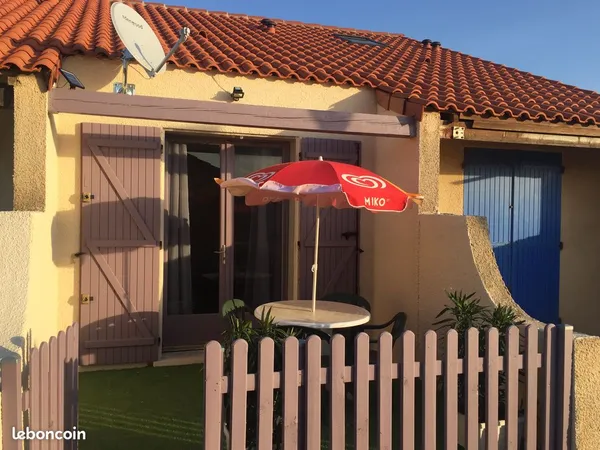 Maison dans résidence naturiste LEUCATE