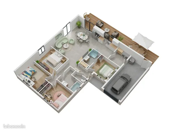 Maison 6 pièces 104 m²