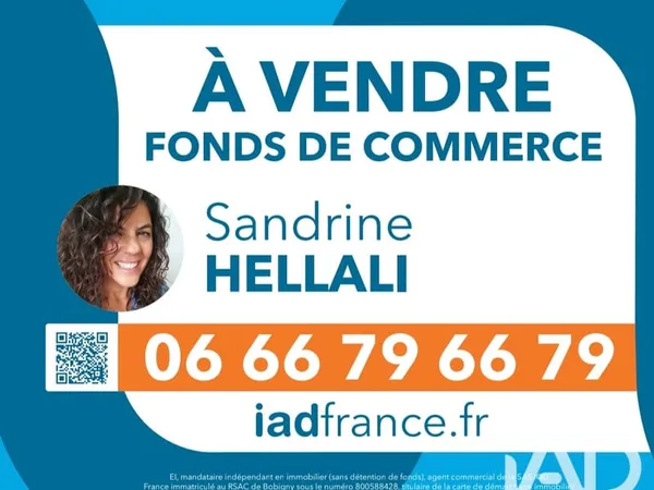 Fonds de commerce 1 pièce 40 m²