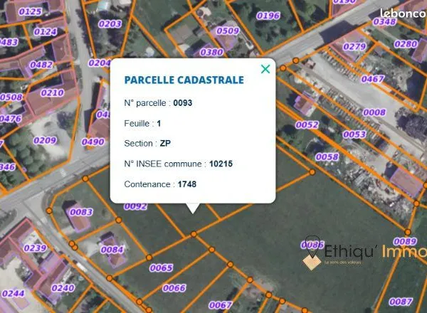 Terrain 1748 m² Magny-Fouchard