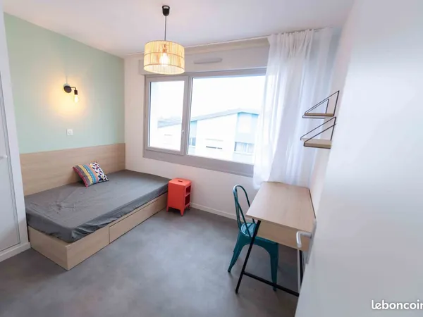 Studio 22m² - Résidence étudiante sécurisée à Tours