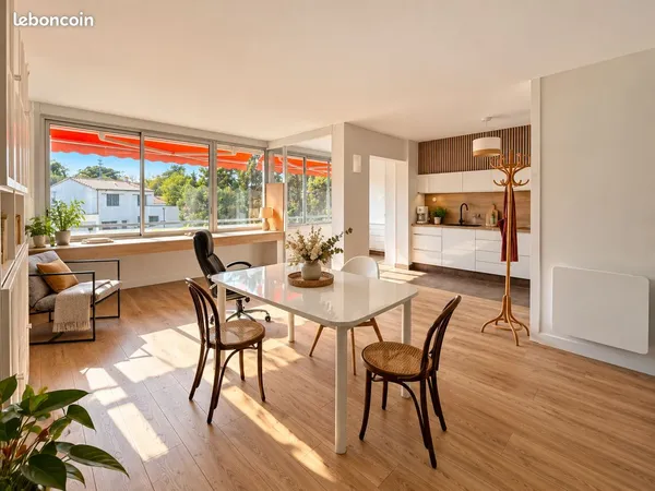 Appartement 3 pièces 79 m² rénové, traversant, vue dégagée, quartier La Marcellière