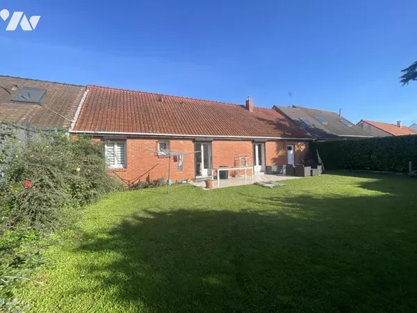Vends maison - 90 m² - 5 pièces, 3 chambres - Annoeullin 59112