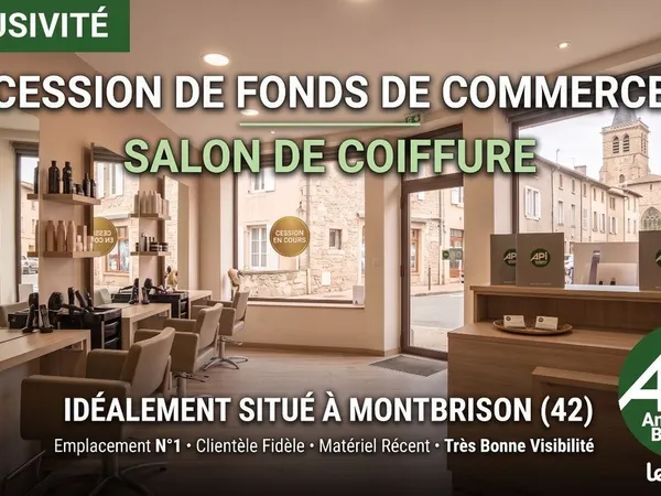 Commerce salon de coiffure, esthétique 42 m²