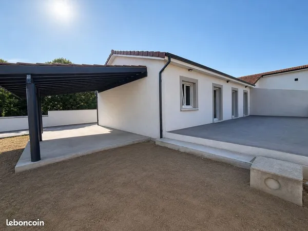 Maison individuelle neuve de plain pied 3 chambres - DPE B - Faibles consommations - 249 000