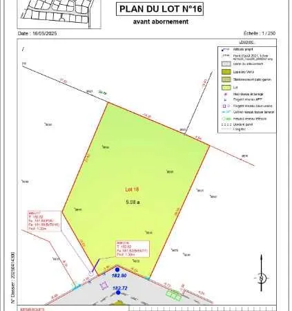 Terrain 508 m² Artzenheim