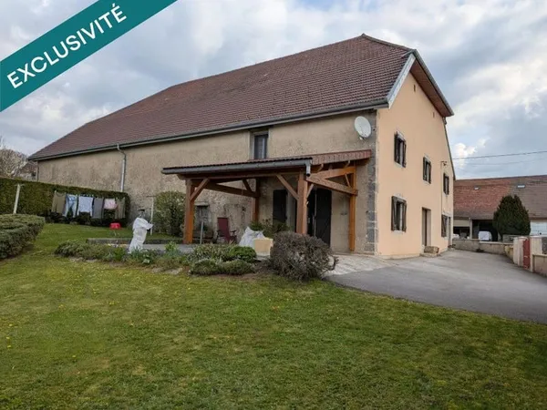 Maison en pierre rénovée 4 chambres 172 m² habitables DOURNON à 10 min de SALINS ET LEVIER