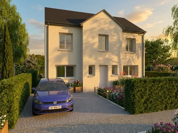 Terrain + maison 120 m²