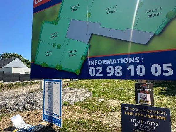 Terrain à vendre à Nevez 636m2