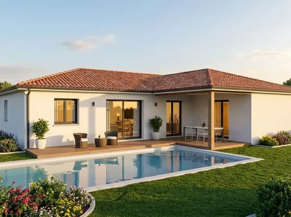Projet de construction d'une maison 93 m² avec terrain à LEON (40)