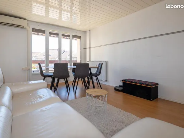 Appartement 4 pièces lumineux 80m² Rives