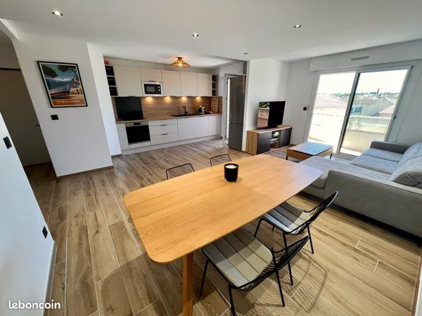 Appartement T3 65 m2 rénové particulier