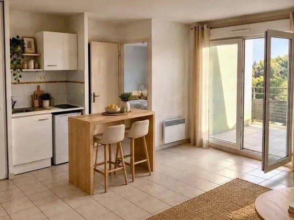 Appartement 2 pièces 38 m²