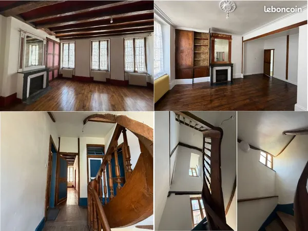 Grand T7 de 150 m² avec jardinet - 4 chambres - Centre Moulins
